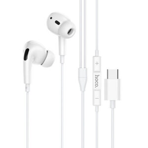 Hoco M1 Max Crystal Earphones for Type-C with Mic 1.2m