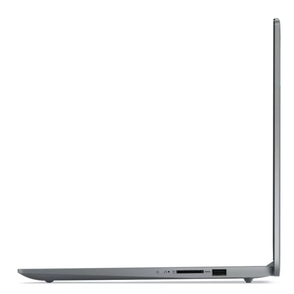 Lenovo IdeaPad Slim 3i i3-N305 laptop in Arctic Grey, 15.6-inch FHD display-side-view-2
