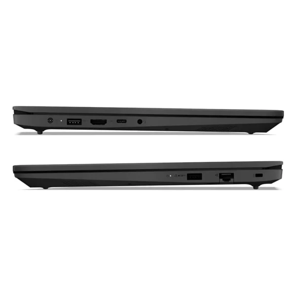 Lenovo V15 G4 laptop in black with 15.6-inch FHD display, AMD Ryzen 5 7520U, 8GB RAM, and 512GB SSD-3