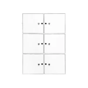 Wooden Storage Cabinet 6 Cubes