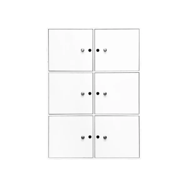 Wooden Storage Cabinet 6 Cubes