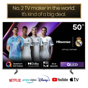 Hisense 50 " Q6N QLED 4K Smart Google TV – 50Q6N