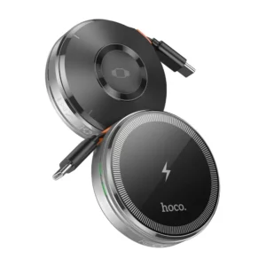 Hoco Cq18 Flash (Magnetic+Iwatch) Wireless Fast Charger With Retractable Cable