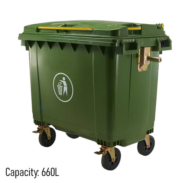 Commercial Plastic Dustbin Capacity: 660Ltr
